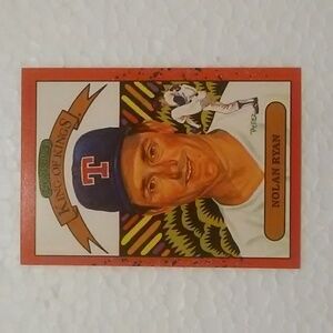 Nolan Ryan Error Baseball Card 1990